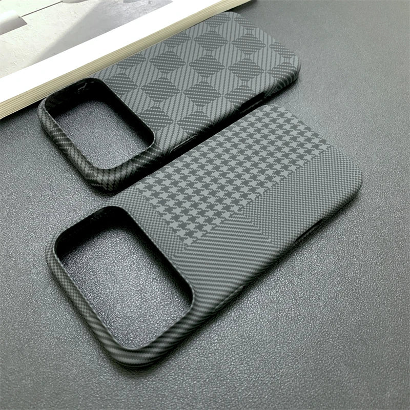 Slim Carbon Fiber Shockproof Matte Case for iPhone - Omnia