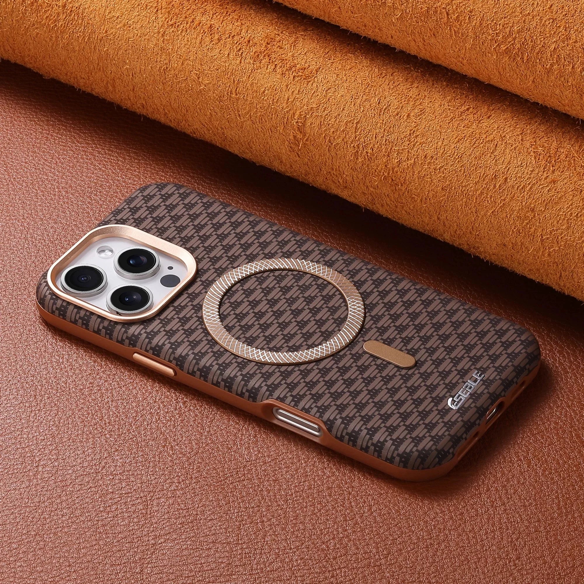 Luxury Business Leather Magsafe Phone Case For iPhone - Omnia