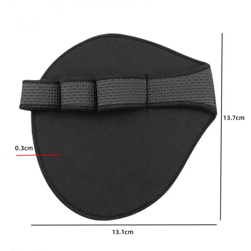 2PCS Neoprene Grip Pads Lifting Grips Gym Workout Gloves Weightlifting Calisthenics Powerlifting Fitness Sports Hand Protector - Omnia