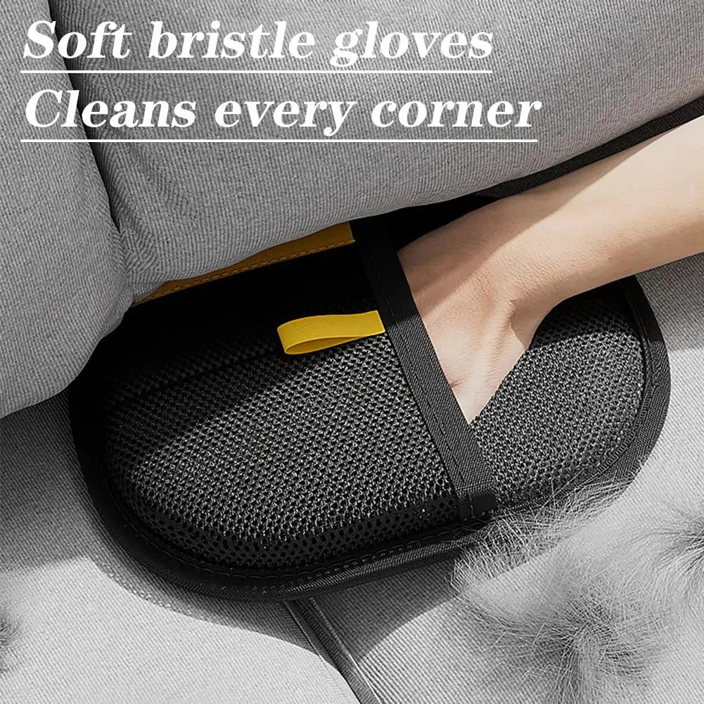 Pet Grooming Glove for Cat Dog with Dual-Sided Electrostatic Bristles Static Removal Gloves for Clothes Sofa Couch - Omnia