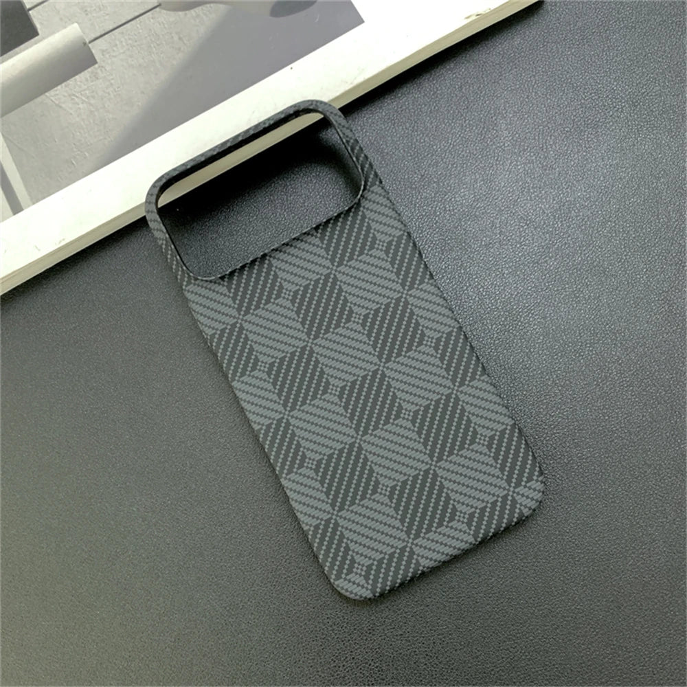 Slim Carbon Fiber Shockproof Matte Case for iPhone - Omnia