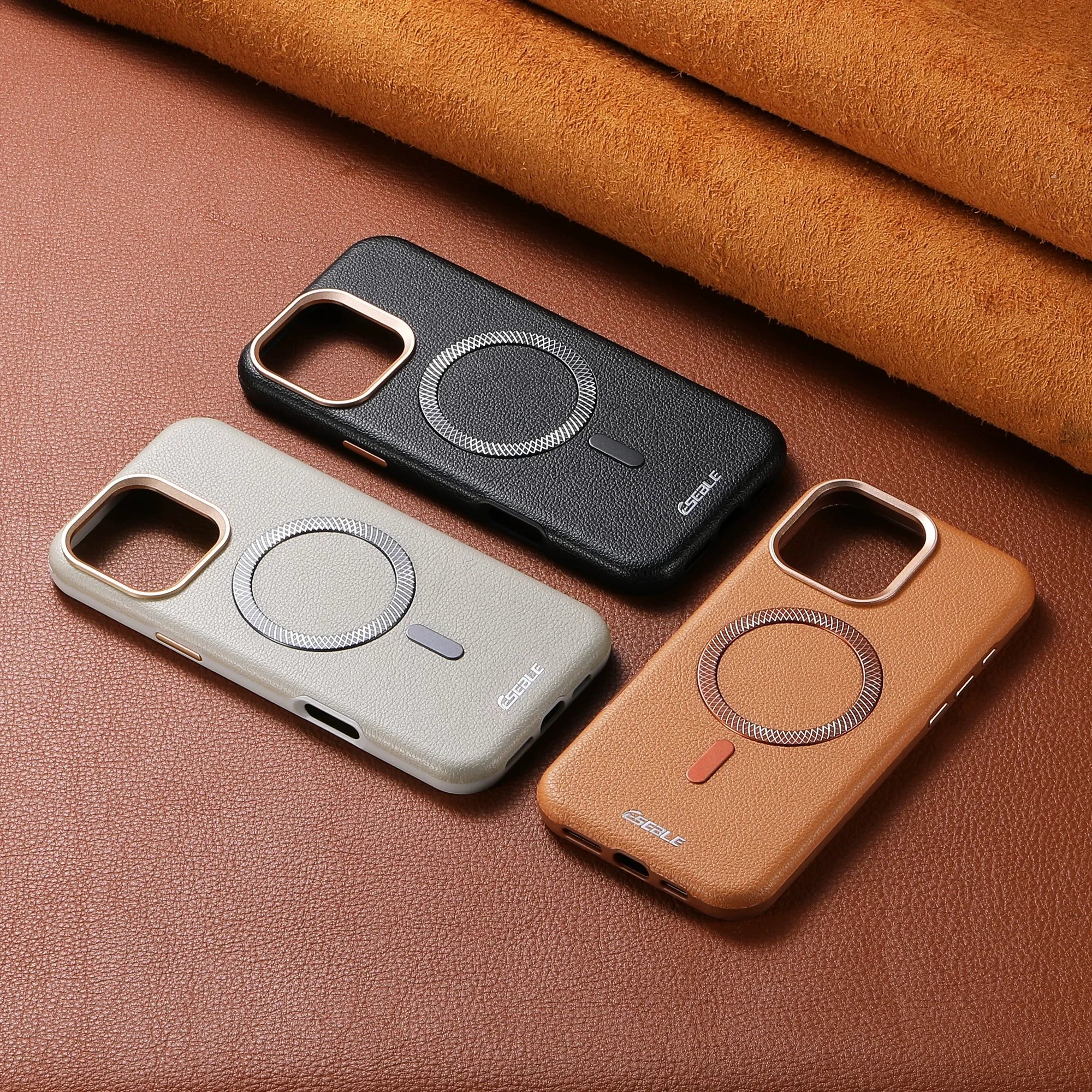 Luxury Business Leather Magsafe Phone Case For iPhone - Omnia