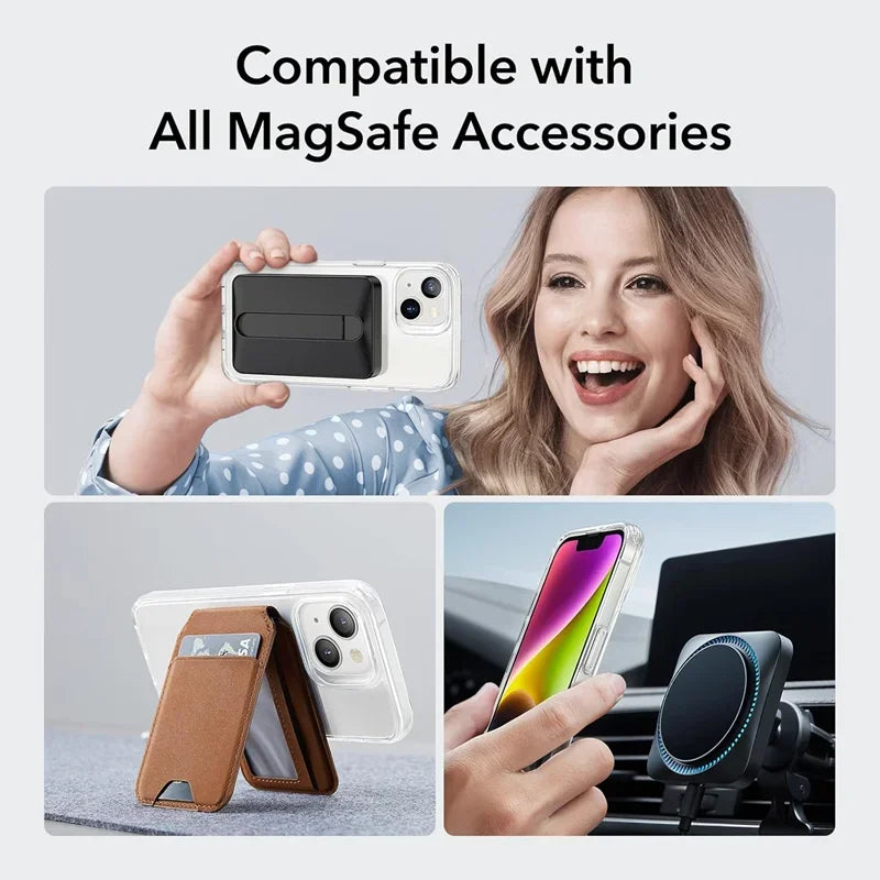 Original Magnetic Transparent Phone Case for Magsafe for iPhone - Omnia