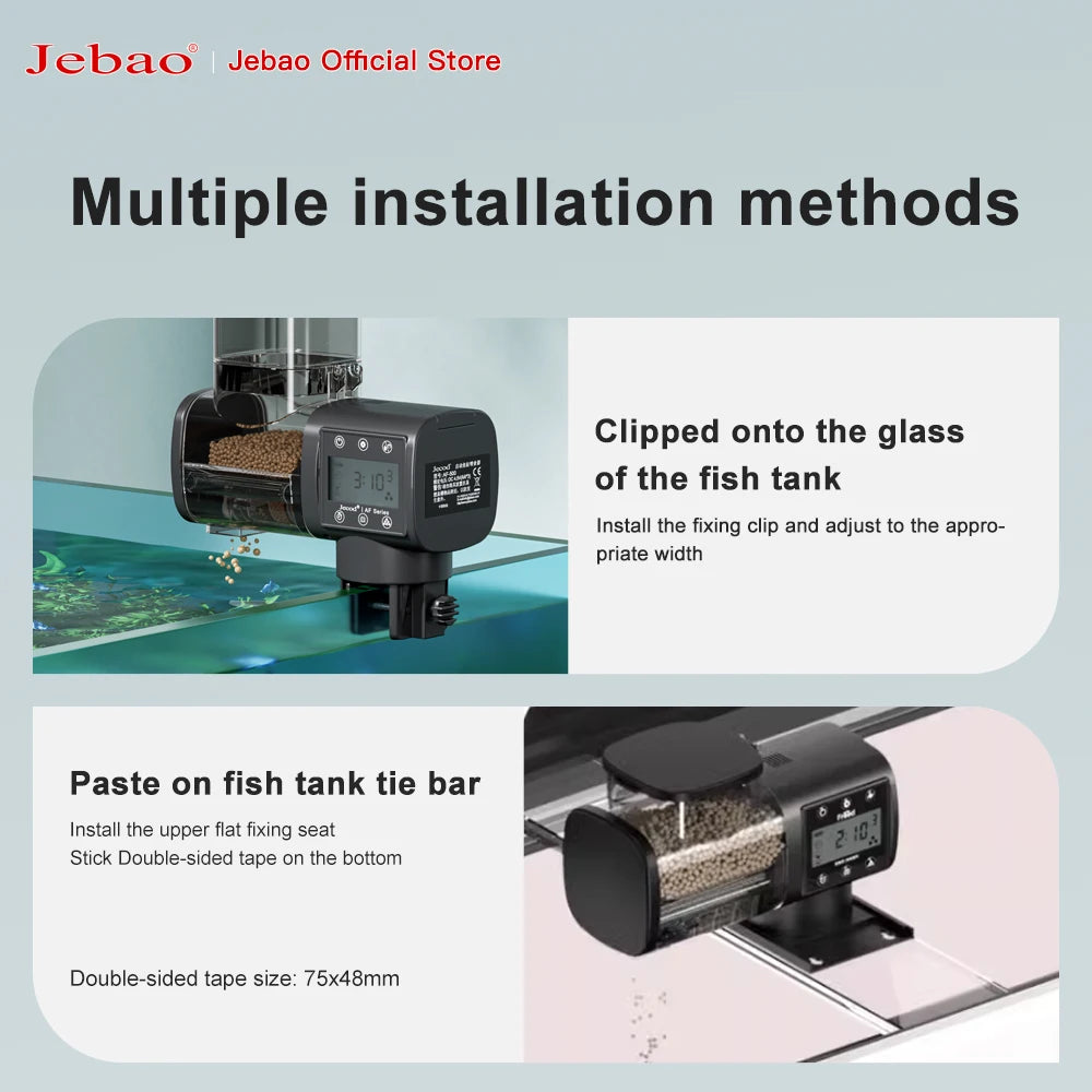 New Aquarium Fish Tank Feeder Intelligent Automatic Feeder Digital Timing - Omnia