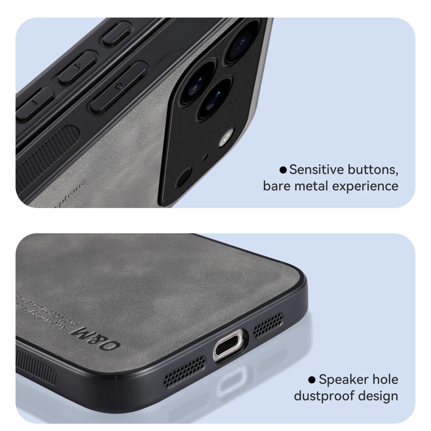 Leather Shockproof Magnetic Case for Apple iPhone 17 Pro Max 17 Air Protective Cover Back Shell Coque Funda - Omnia