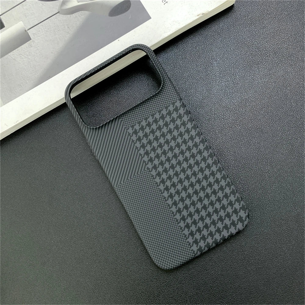 Slim Carbon Fiber Shockproof Matte Case for iPhone - Omnia