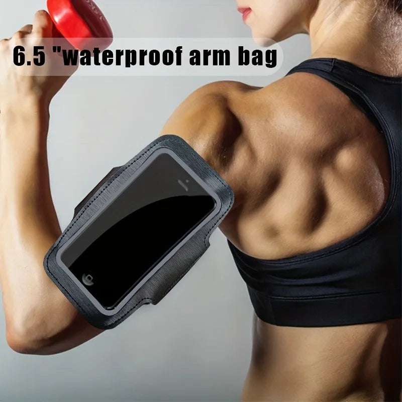 Universal Cell Phone Adjustable Armband Cycling Phone Bag for Running Walking Hiking, Outdoor Accessories - Omnia