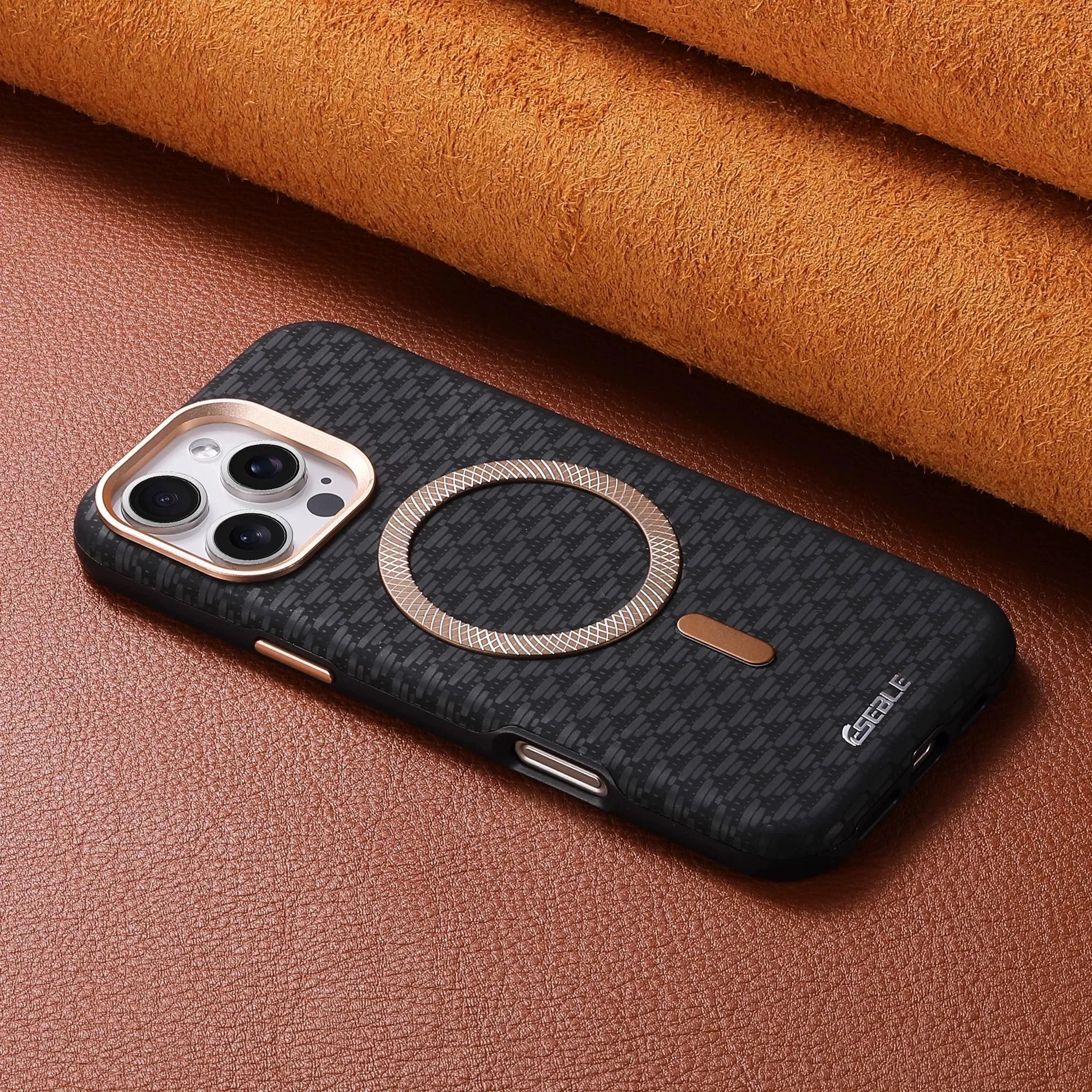 Luxury Business Leather Magsafe Phone Case For iPhone - Omnia
