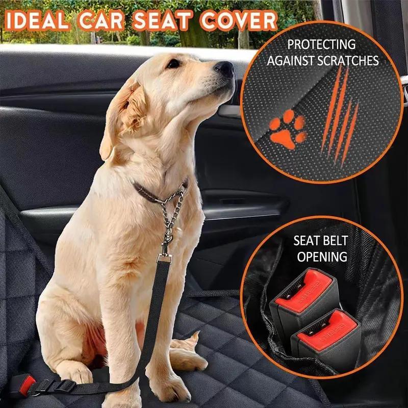 Orange Single-layer Hard Board Rear Seat Pet Travel Car Pet Mat Pet Car Bed - Omnia