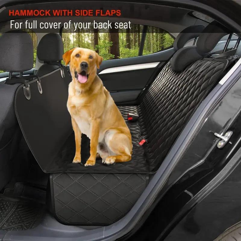 Orange Single-layer Hard Board Rear Seat Pet Travel Car Pet Mat Pet Car Bed - Omnia 