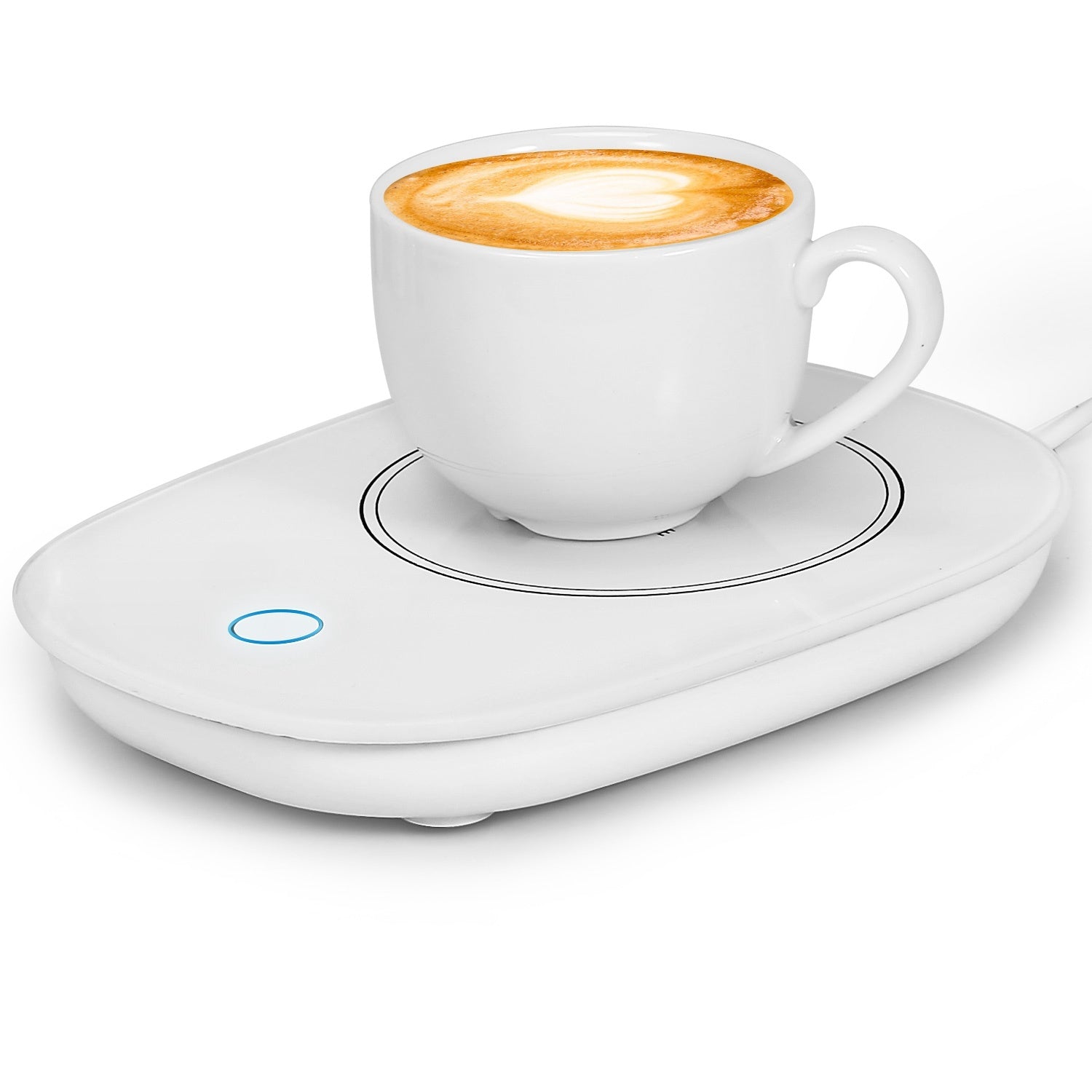 1Pc Coffee Mug Warmer Cup Warmer Auto Shut Off Coffee Tea Milk Electric Heater Pad Office Home Desk Electric Beverage Warmer Mat - Omnia 