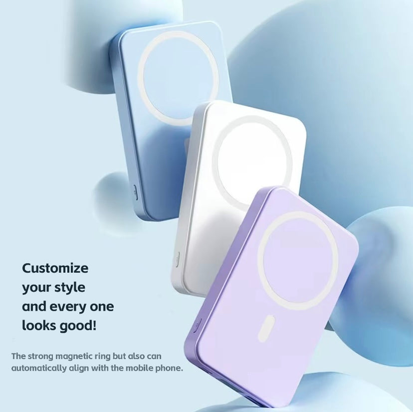 Power Bank Magnetic Portable Wireless FastCharger 10000mAh Type - C - Omnia 