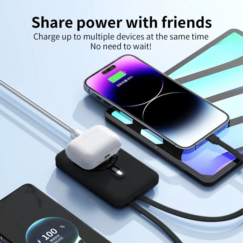 Power Bank Magnetic Portable Wireless FastCharger 10000mAh Type - C - Omnia 