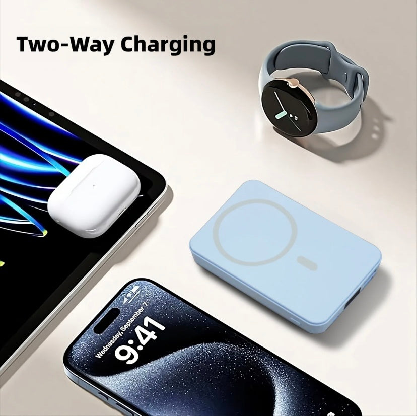 Power Bank Magnetic Portable Wireless FastCharger 10000mAh Type - C - Omnia 