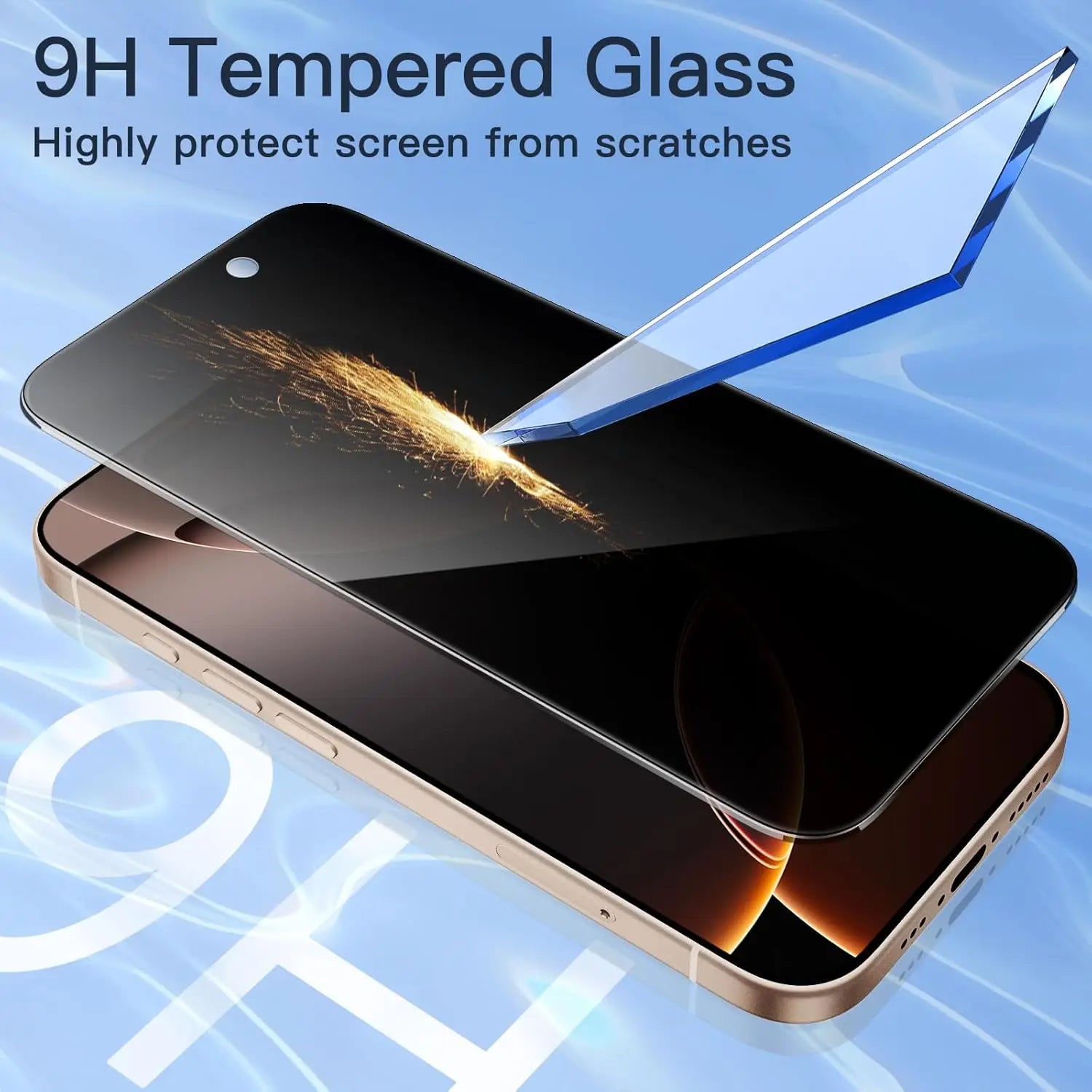 1/3/5 PCS Anti Spy Tempered Glass For iPhone 17 16 15 Pro Max Privacy Screen Protector iPhone 16 Front Film iPhone 15 14 Plus verre trempe iphone 17 16e 14 13 12 11 Privacy Film - Omnia 