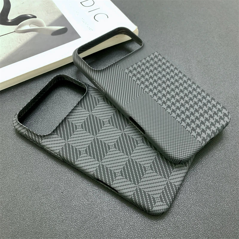 Slim Carbon Fiber Shockproof Matte Case for iPhone - Omnia 