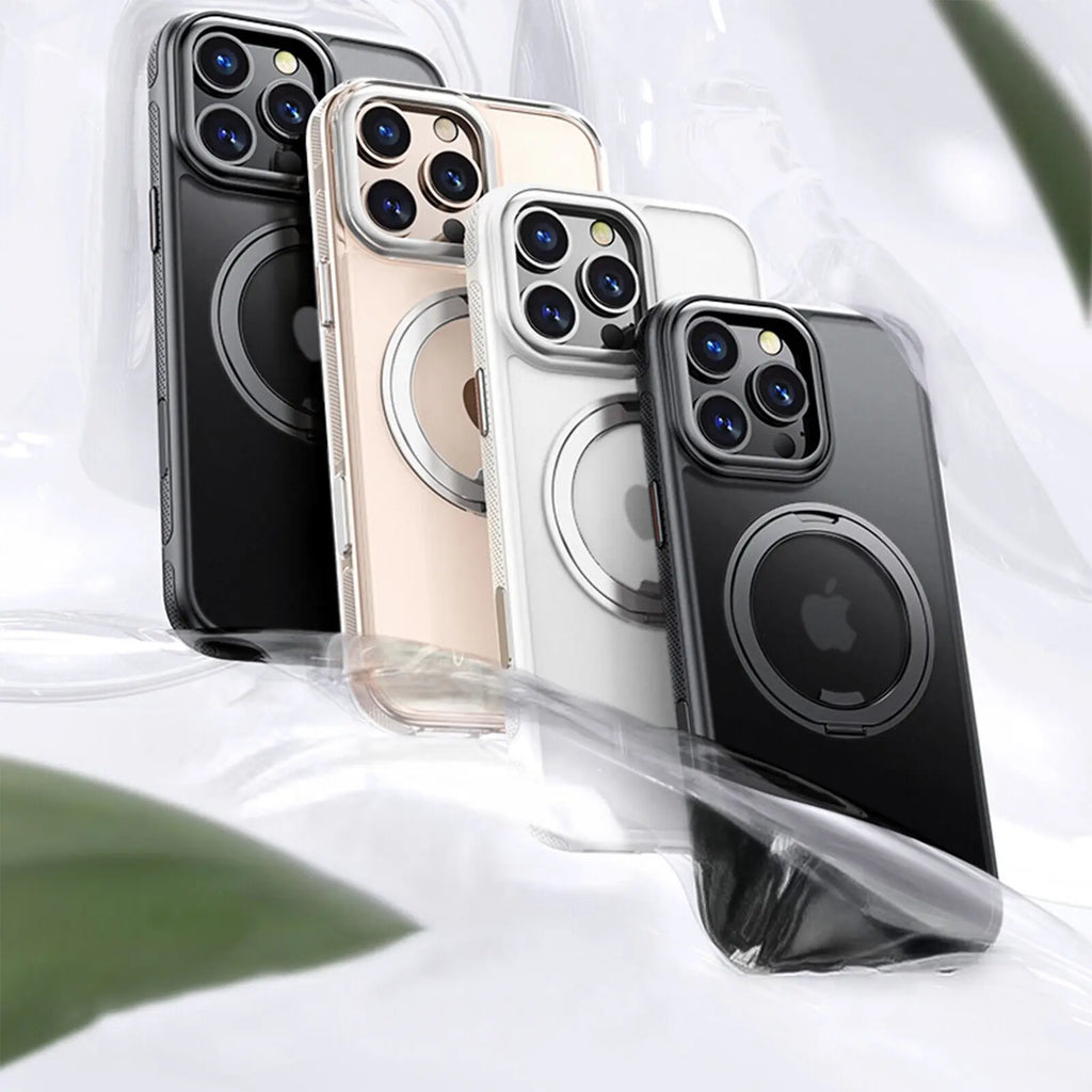 360 Rotatable Ring Phone Case Magnetic for Magsafe For iPhone - Omnia 
