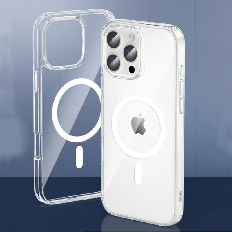 Original Magnetic Transparent Phone Case for Magsafe for iPhone - Omnia 