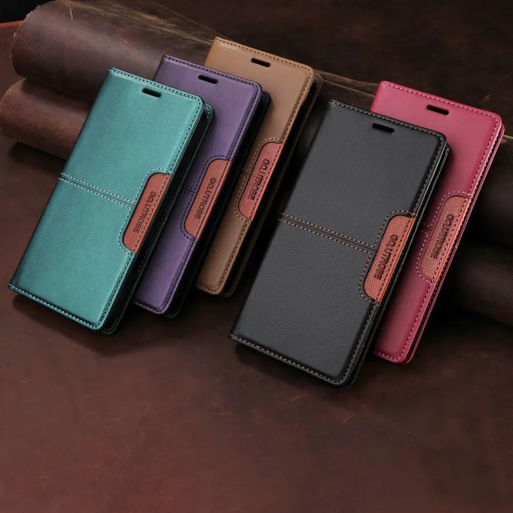 Phone Caes for iPhone 17 Pro Max 5G Luxury Cover Leather Book RFID Coque iPhone 17 Case iPhone17 Air 17Pro ProMax Wallet Fundas - Omnia 