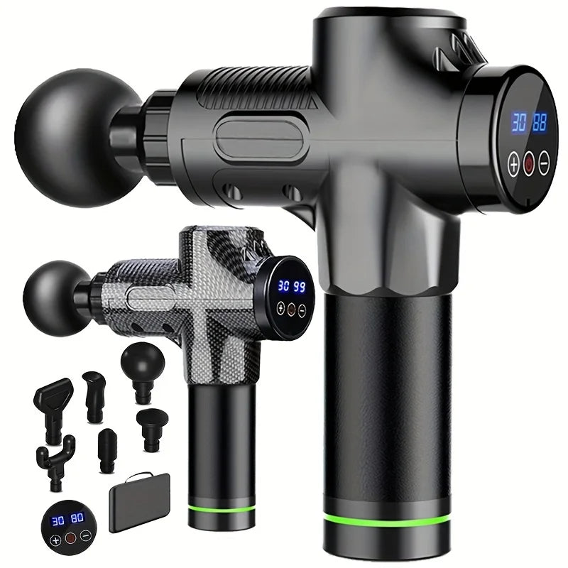 Fascial Massage Gun Electric Percussion Pistol Massager Body Neck Back Deep Tissue Muscle Relaxation Fitness Tool For Shoulder - Omnia 