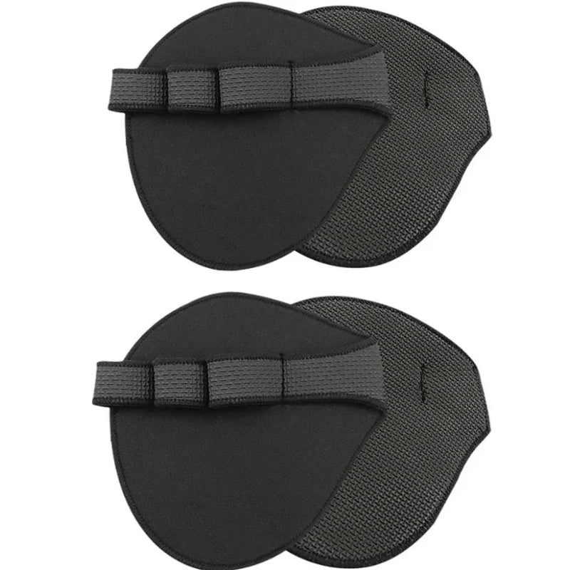 2PCS Neoprene Grip Pads Lifting Grips Gym Workout Gloves Weightlifting Calisthenics Powerlifting Fitness Sports Hand Protector - Omnia 