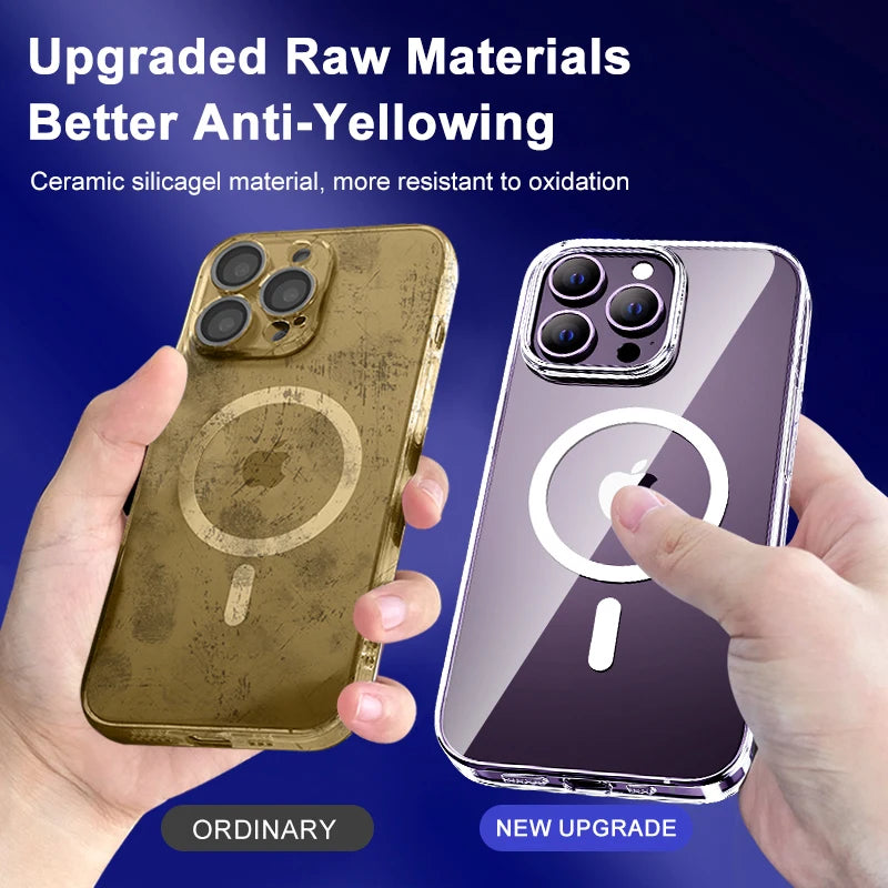 Luxury Original Magnetic Transparent Phone Cases for iPhone - Omnia 