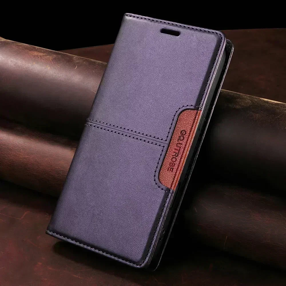 Phone Caes for iPhone 17 Pro Max 5G Luxury Cover Leather Book RFID Coque iPhone 17 Case iPhone17 Air 17Pro ProMax Wallet Fundas - Omnia 