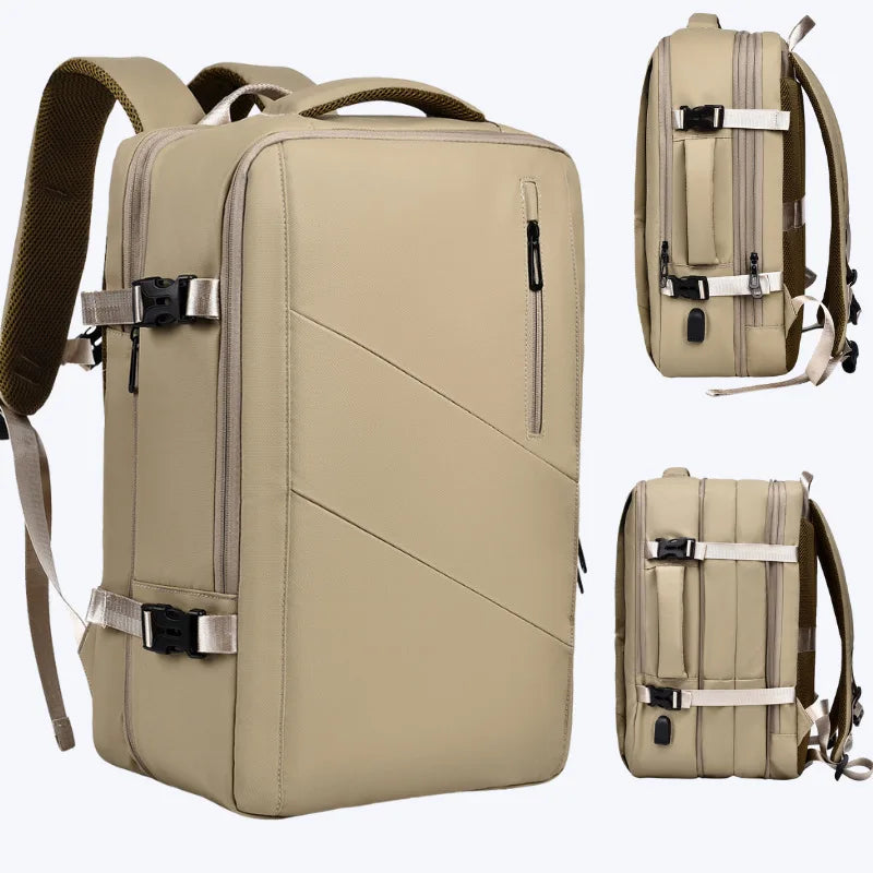 Weixier 16 Inch Large-capacity Men's High-end Backpack Computer Bag High-end Business Bag Expandable Backpack Witch USB - Omnia 