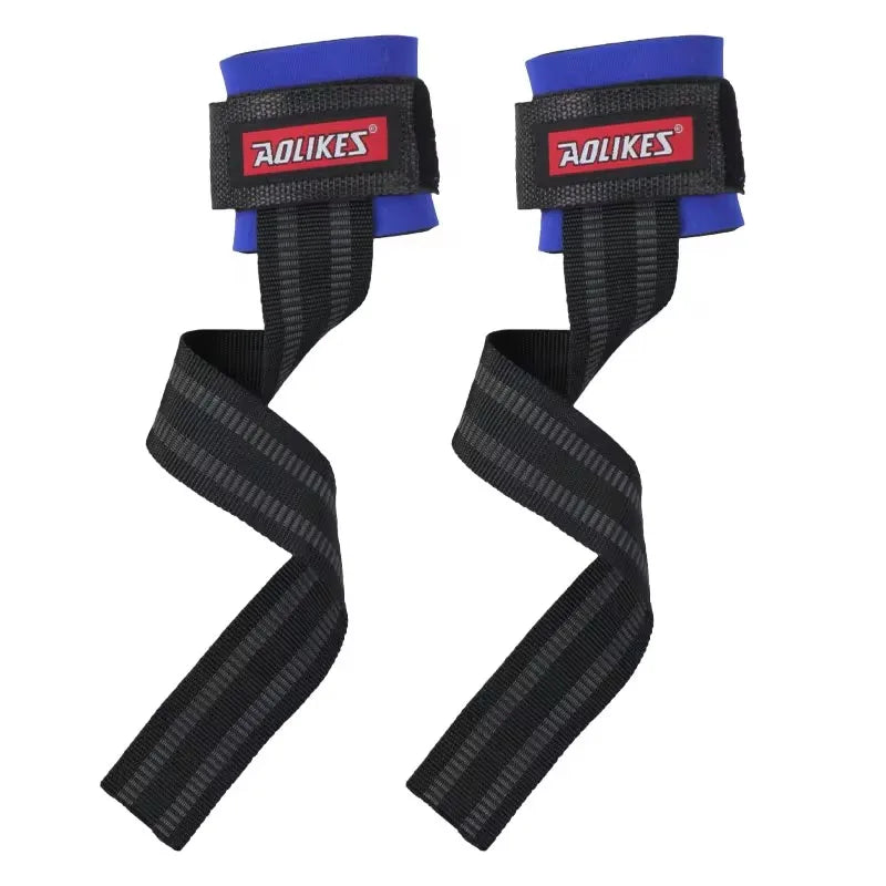 AOLIKES Weightlifting Wrist Straps Strength Training Adjustable Non-slip Gym Fitness Lifting Strap Wrist Support Grip Band - Omnia 