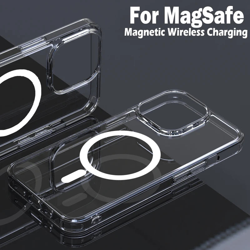 Luxury Original Magnetic Transparent Phone Cases for iPhone - Omnia 