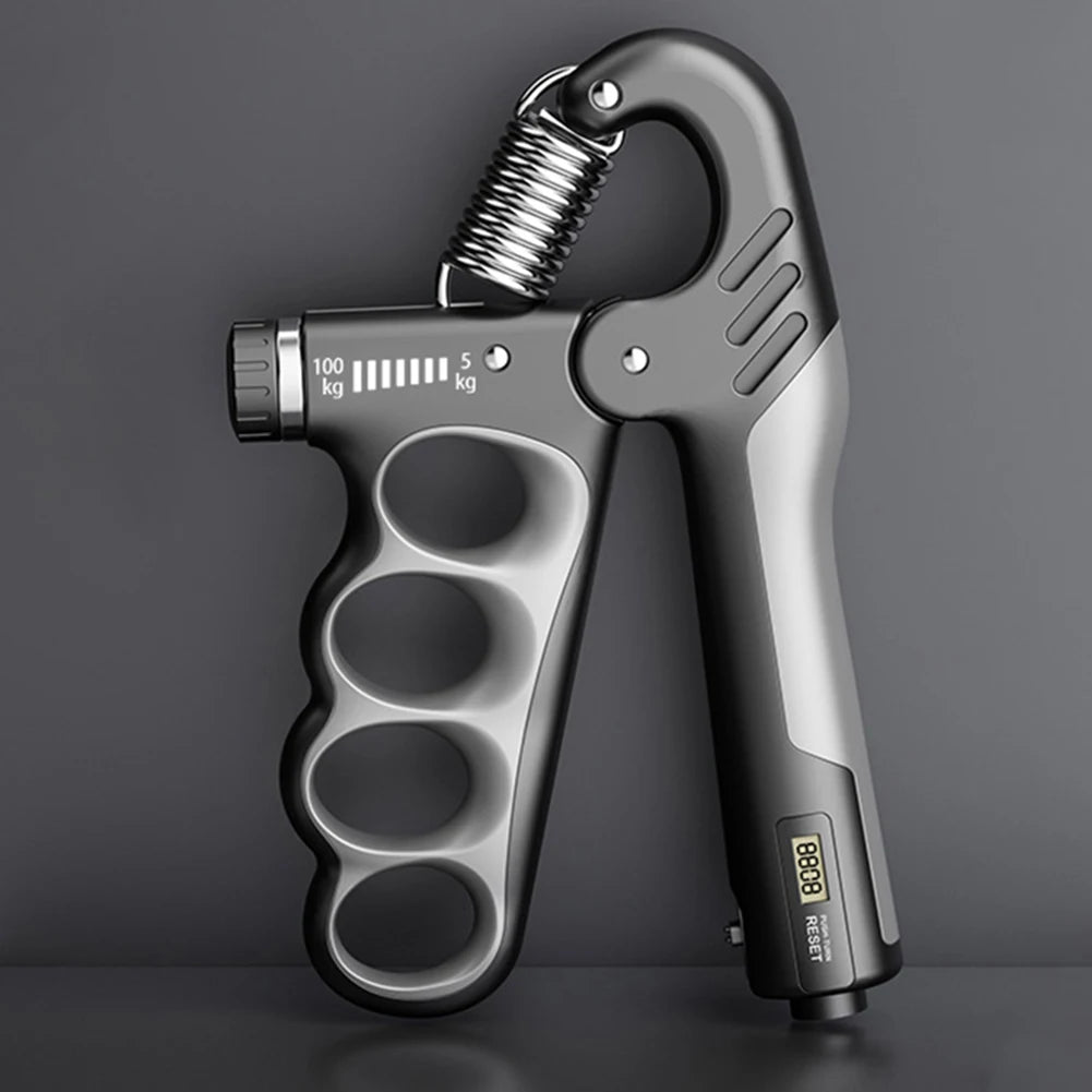 5-100KG Grip Strength Trainer Wrist Expander Adjustable Resistance Fitness Gym Training Hand Gripper for Muscle Building Recover - Omnia 