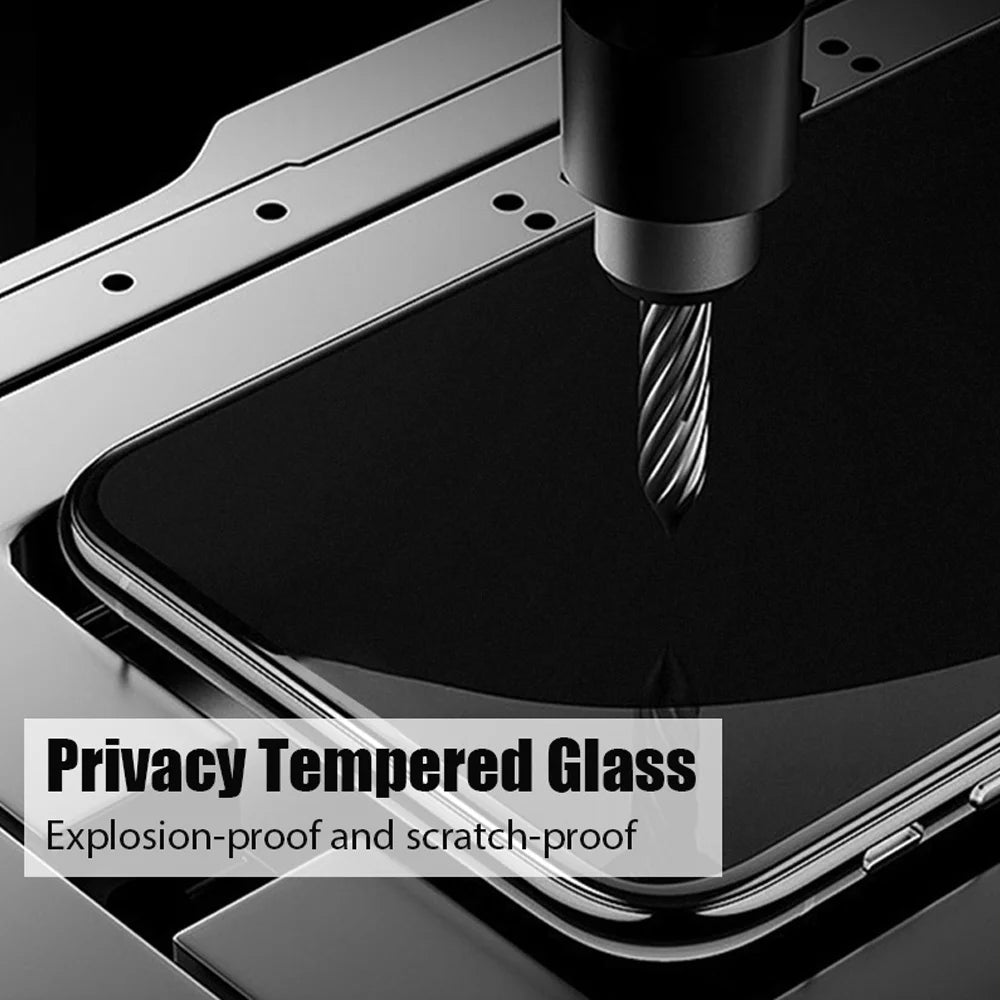 1/3/5 PCS Anti Spy Tempered Glass For iPhone 17 16 15 Pro Max Privacy Screen Protector iPhone 16 Front Film iPhone 15 14 Plus verre trempe iphone 17 16e 14 13 12 11 Privacy Film - Omnia 