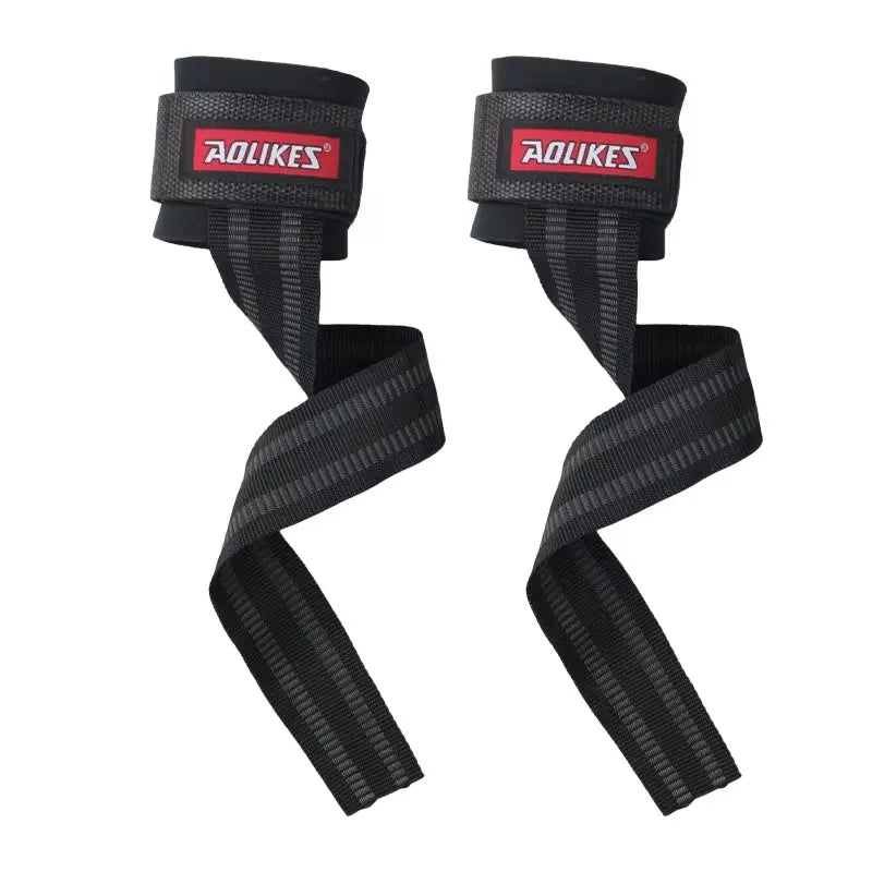 AOLIKES Weightlifting Wrist Straps Strength Training Adjustable Non-slip Gym Fitness Lifting Strap Wrist Support Grip Band - Omnia 