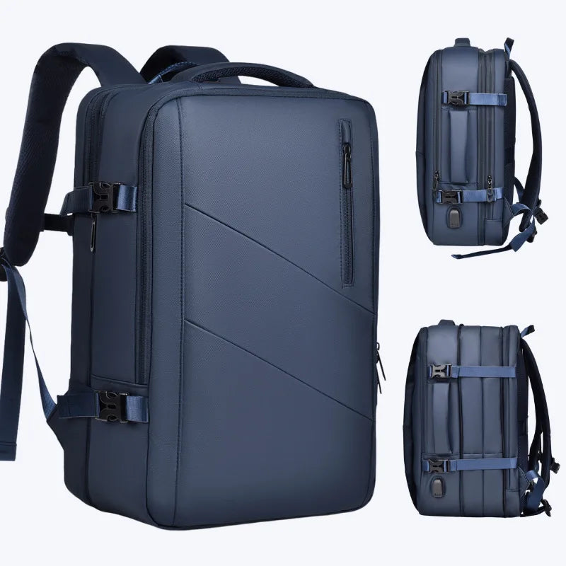 Weixier 16 Inch Large-capacity Men's High-end Backpack Computer Bag High-end Business Bag Expandable Backpack Witch USB - Omnia 