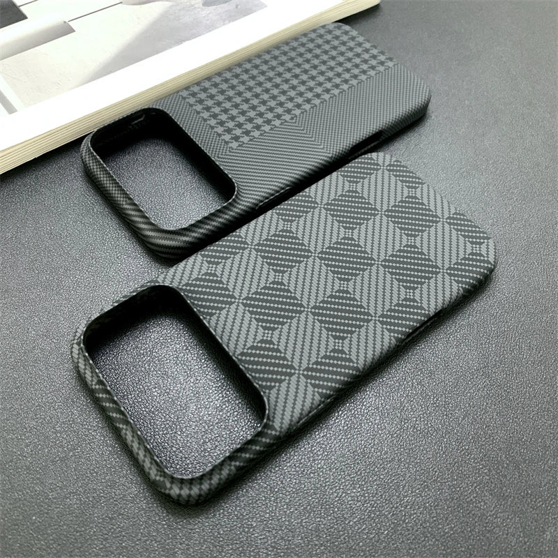 Slim Carbon Fiber Shockproof Matte Case for iPhone - Omnia 
