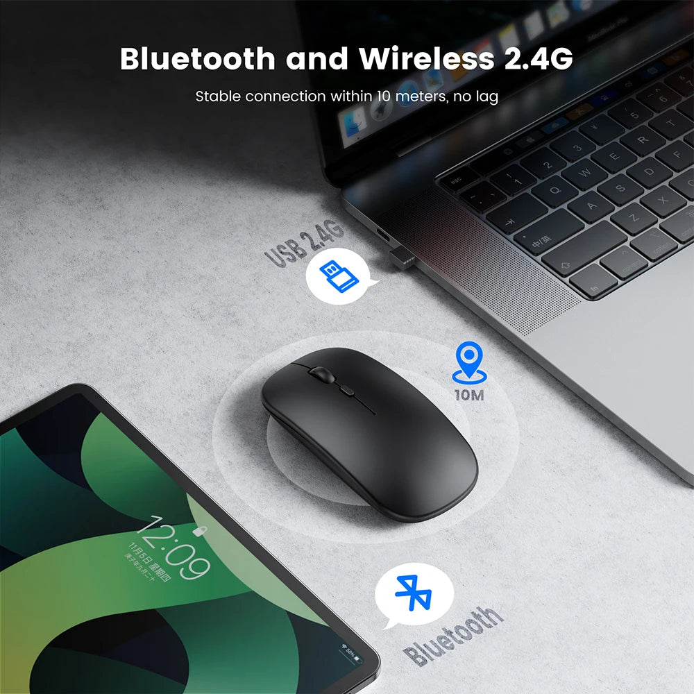 Rechargeable Wireless Mouse Bluetooth - Omnia 