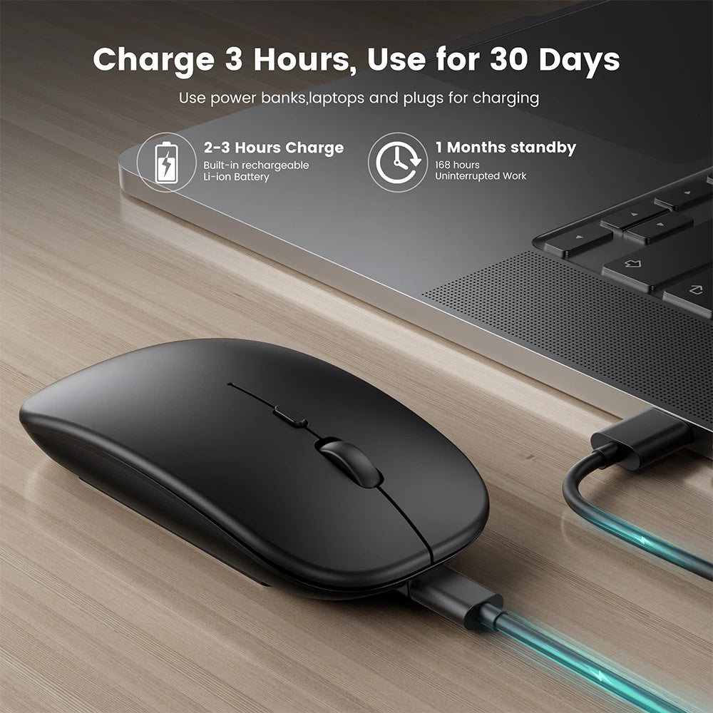 Rechargeable Wireless Mouse Bluetooth - Omnia 