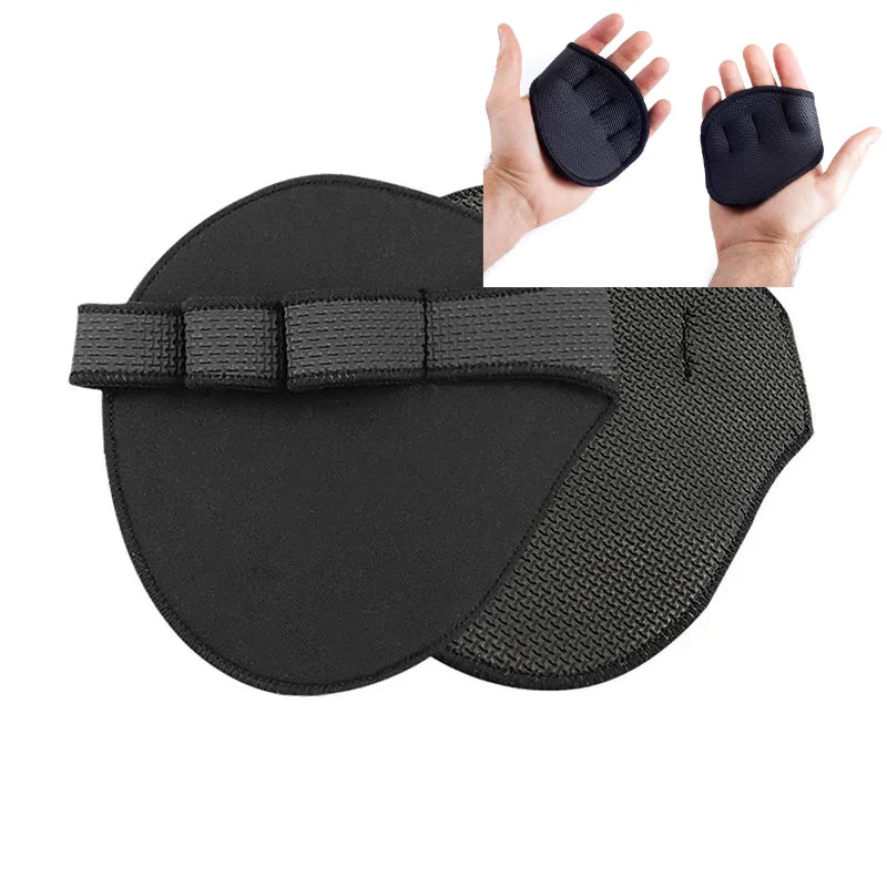 2PCS Neoprene Grip Pads Lifting Grips Gym Workout Gloves Weightlifting Calisthenics Powerlifting Fitness Sports Hand Protector - Omnia 