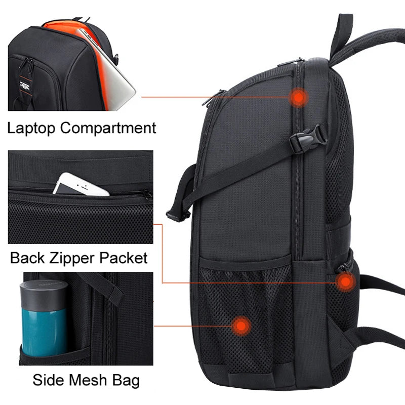 Photography Camera Waterproof Shoulders Backpack - Omnia 