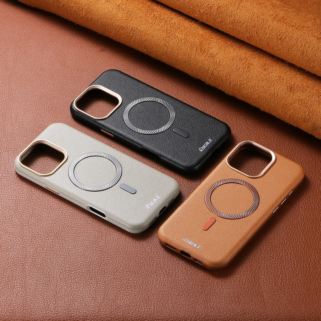 Luxury Business Leather Magsafe Phone Case For iPhone - Omnia 