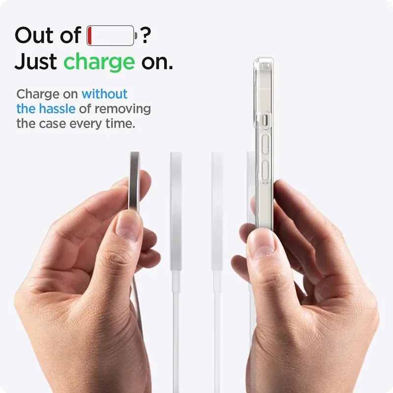 Original Magnetic Transparent Phone Case for Magsafe for iPhone - Omnia 