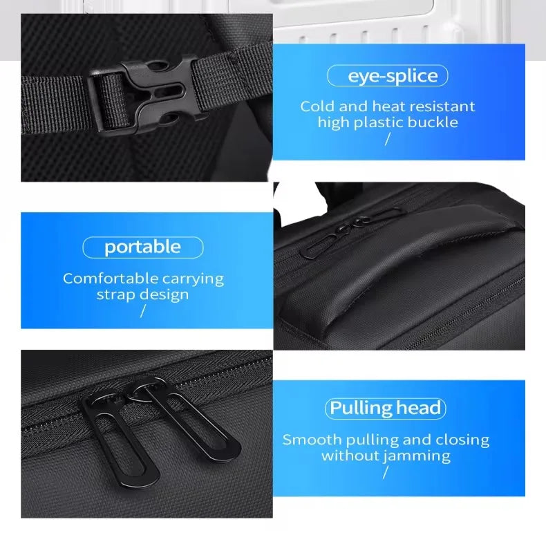 Weixier 16 Inch Large-capacity Men's High-end Backpack Computer Bag High-end Business Bag Expandable Backpack Witch USB - Omnia 