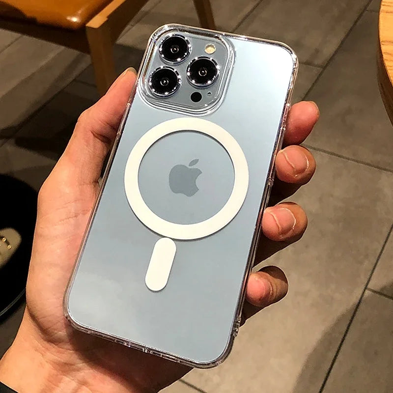 Luxury Original Magnetic Transparent Phone Cases for iPhone - Omnia 