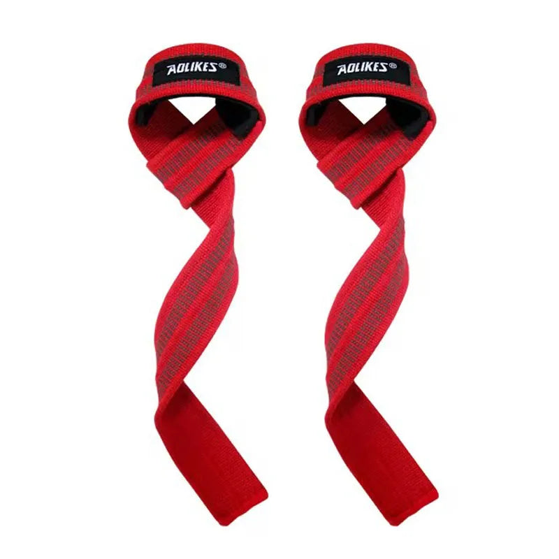 AOLIKES Weightlifting Wrist Straps Strength Training Adjustable Non-slip Gym Fitness Lifting Strap Wrist Support Grip Band - Omnia 