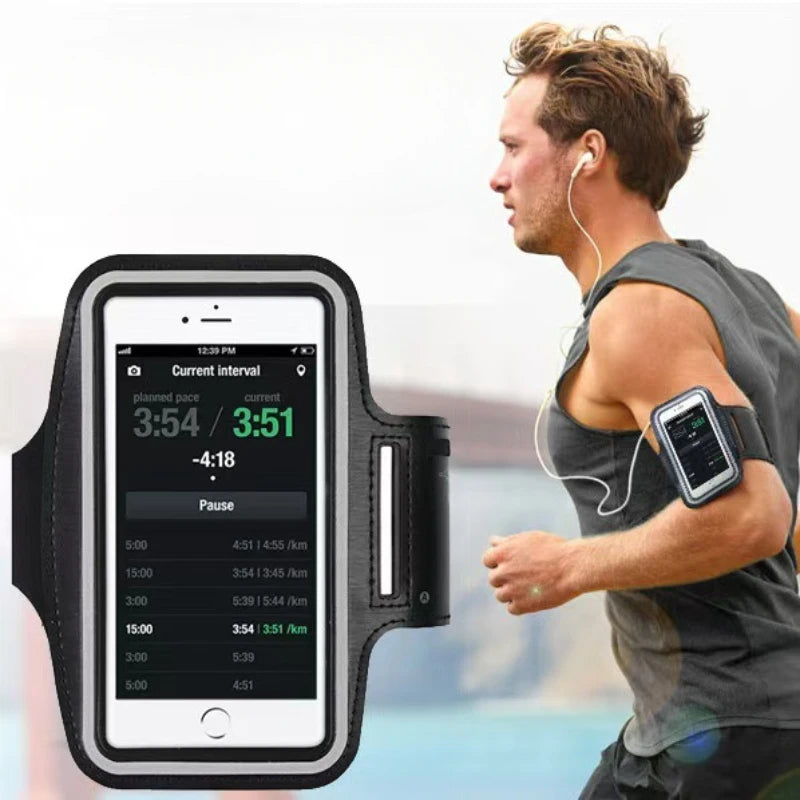 Universal Cell Phone Adjustable Armband Cycling Phone Bag for Running Walking Hiking, Outdoor Accessories - Omnia 