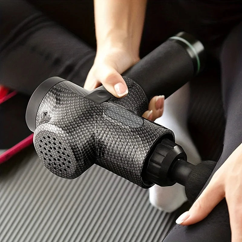 Fascial Massage Gun Electric Percussion Pistol Massager Body Neck Back Deep Tissue Muscle Relaxation Fitness Tool For Shoulder - Omnia 