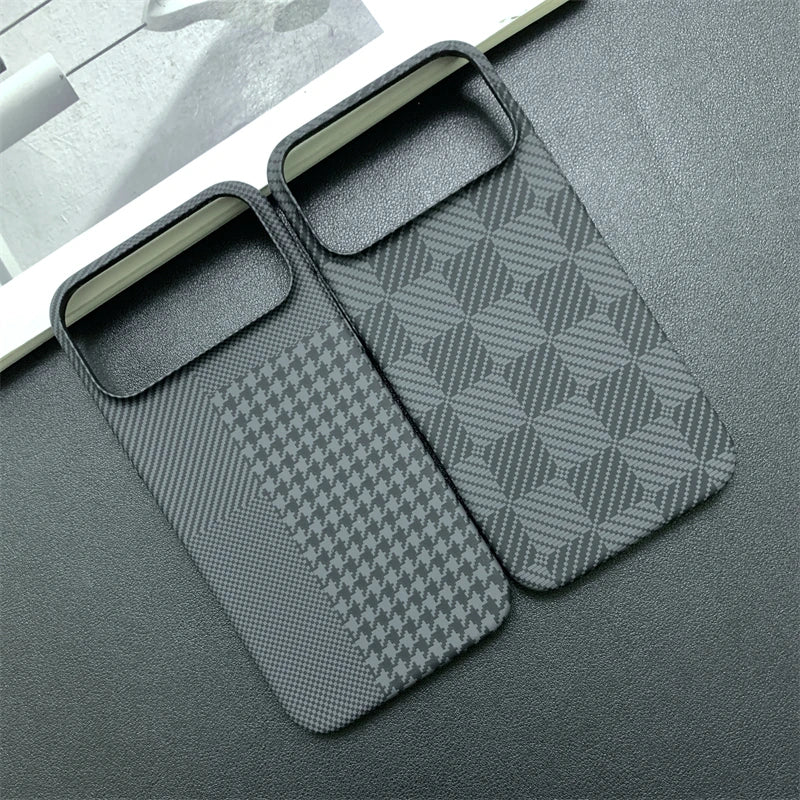 Slim Carbon Fiber Shockproof Matte Case for iPhone - Omnia 