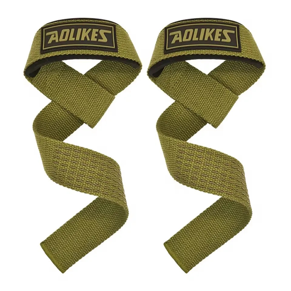 AOLIKES Weightlifting Wrist Straps Strength Training Adjustable Non-slip Gym Fitness Lifting Strap Wrist Support Grip Band - Omnia 