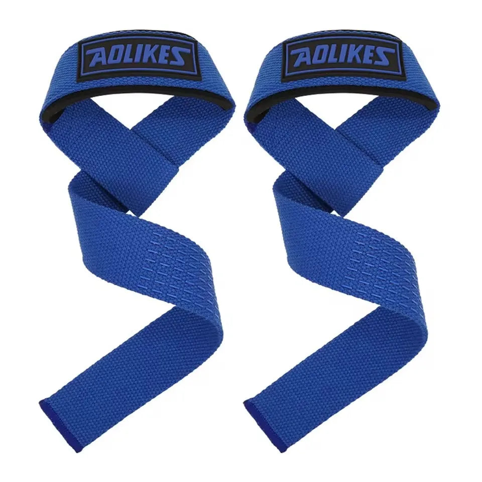 AOLIKES Weightlifting Wrist Straps Strength Training Adjustable Non-slip Gym Fitness Lifting Strap Wrist Support Grip Band - Omnia 