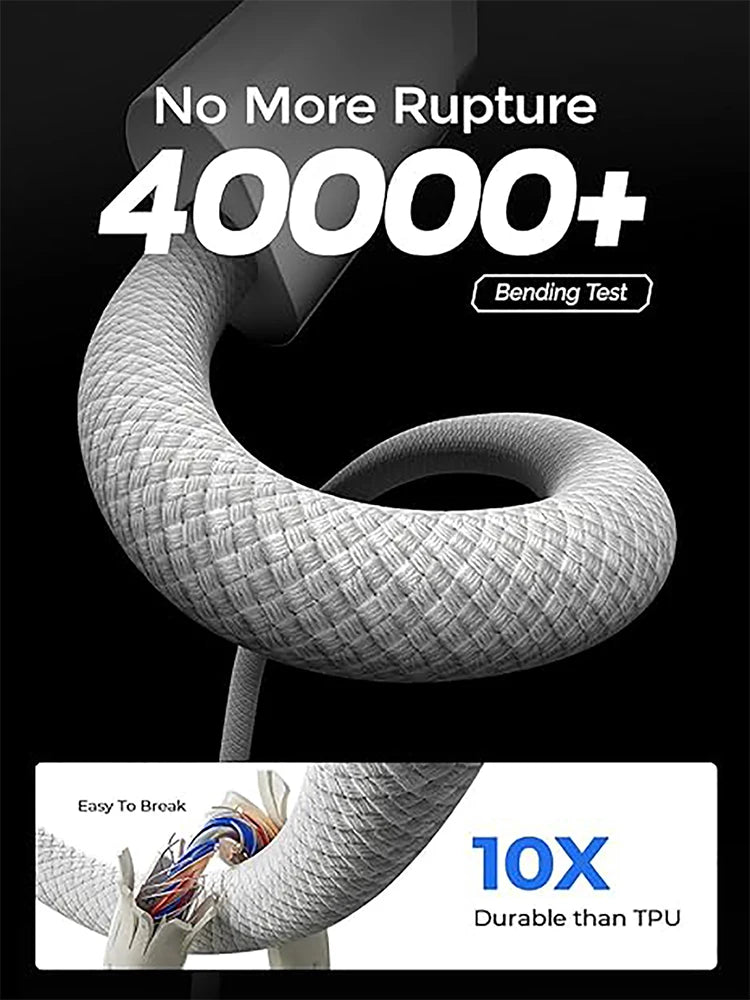 PD 60W USB-C Cable For Apple iPhone 16e 16 15 Pro Max Plus Fast Charging Type C to Type C Cable Charger Data Line Wire Accessory - Omnia 